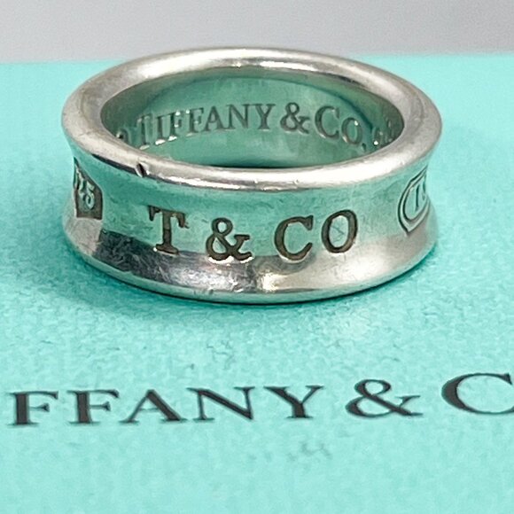 Tiffany & Co 1837 Sterling Silver Ring Band – Size 4 - Picture 1 of 8